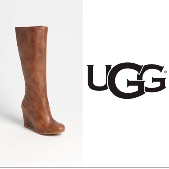 UGG Shoes - Ugg // EUC Kendrick Wedge Leather Boots